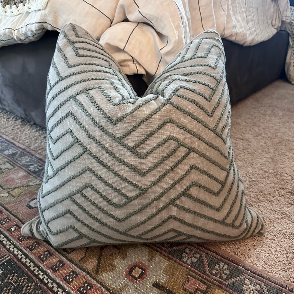 Chevron Patterned Throw Pillow cover
